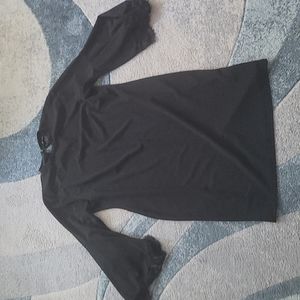 SHEIN Black Midi Dress